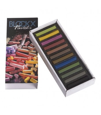 BLOCKX Soft Pastel 12 Set Assorted Dark Assorted